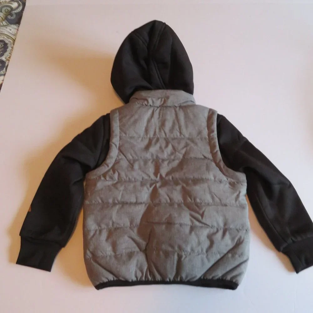Timberland Kids' Hooded Puffer Jacket (Little Kid), Size M/M/M (5), NWT - Picture 2 of 8